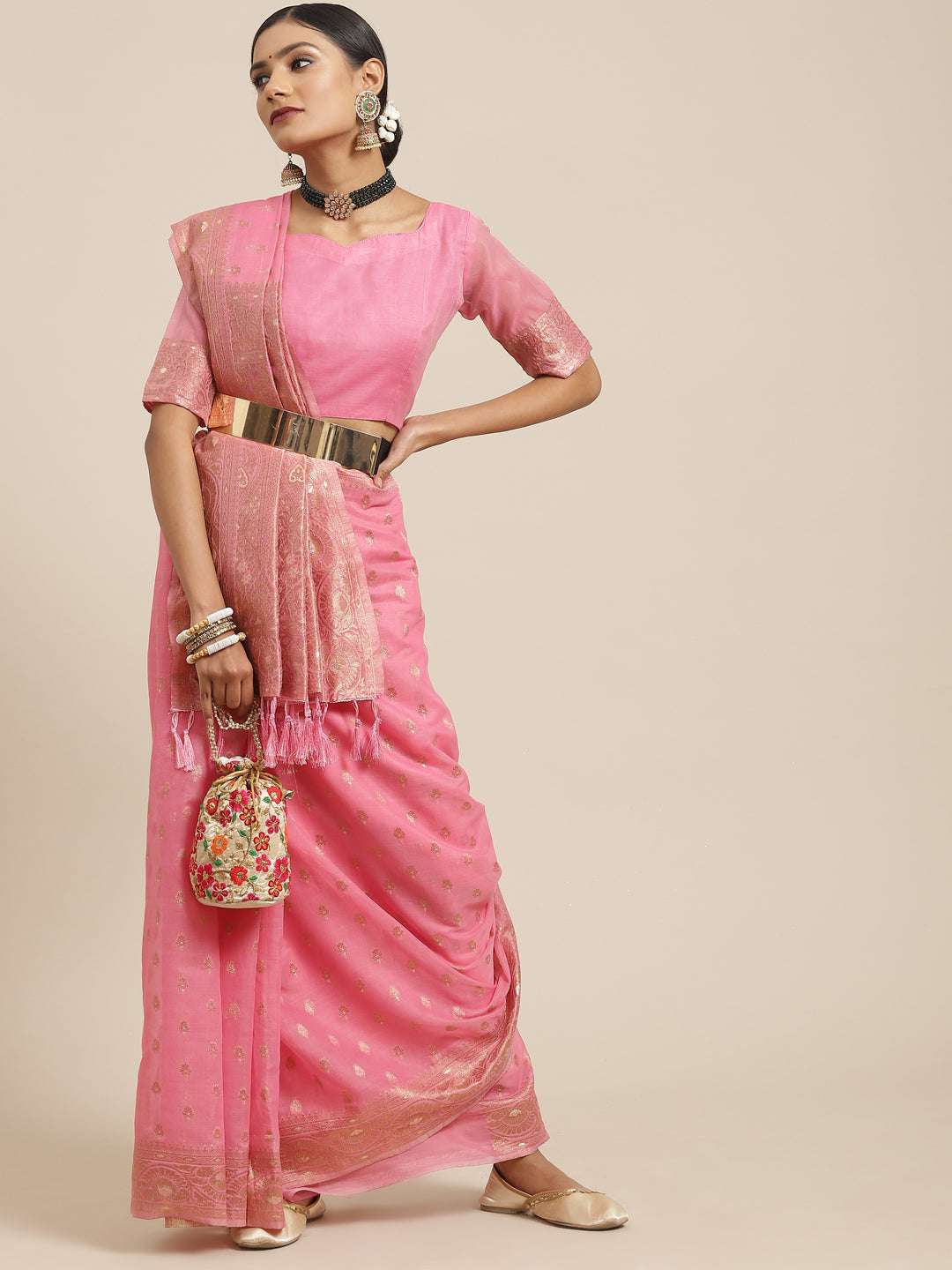 Buy Pista Paithani Silk Saree Nitaraa