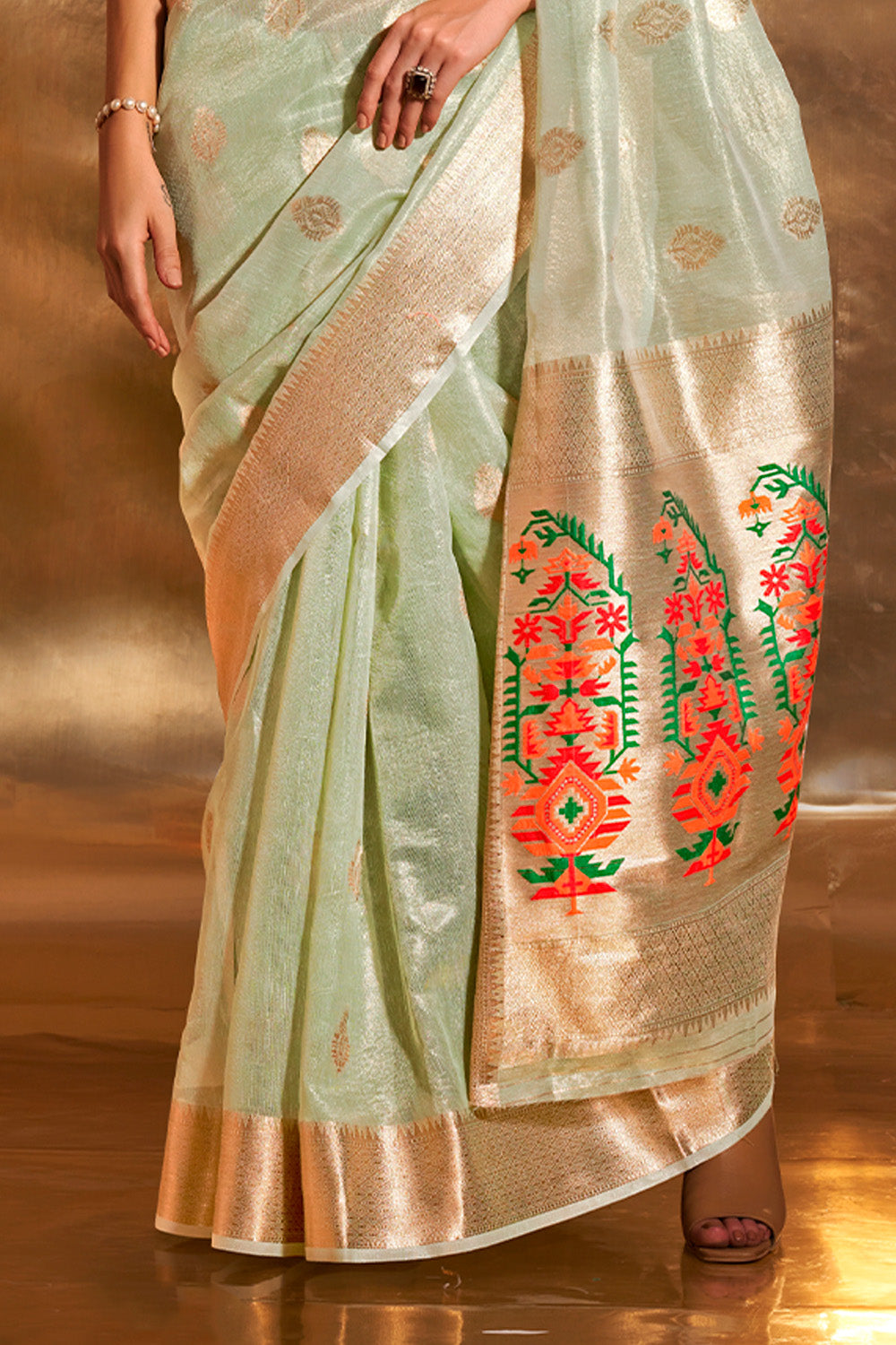 Buy Plum Purple Kanjivaram Silk saree Nitaraa