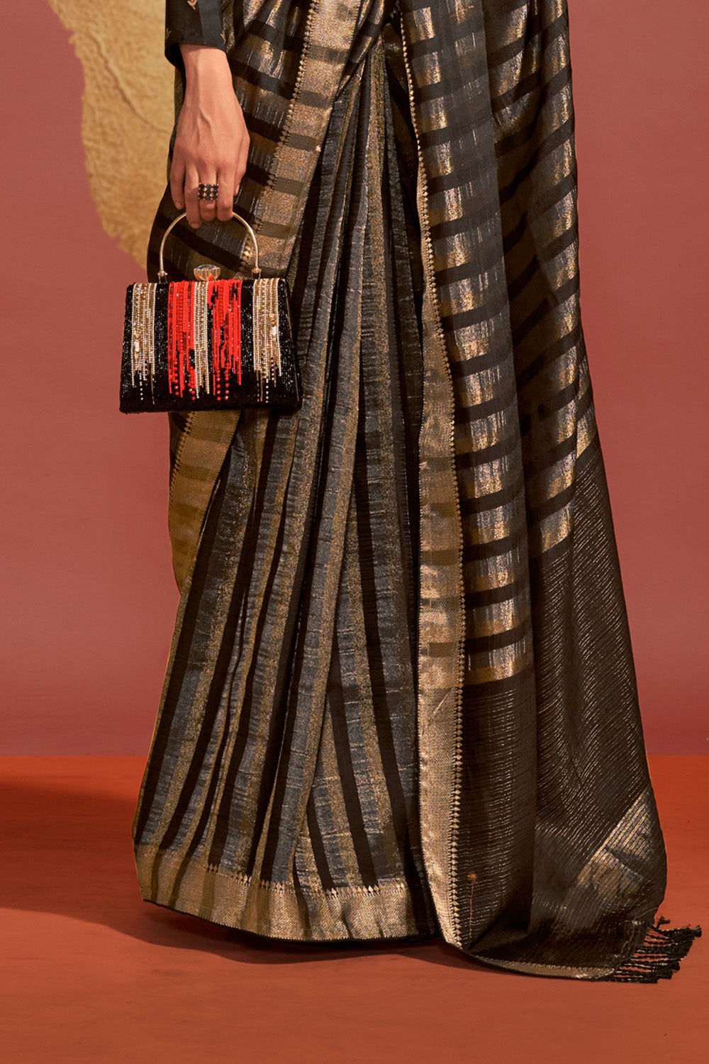 Buy Forest Green Banarasi Saree Nitaraa