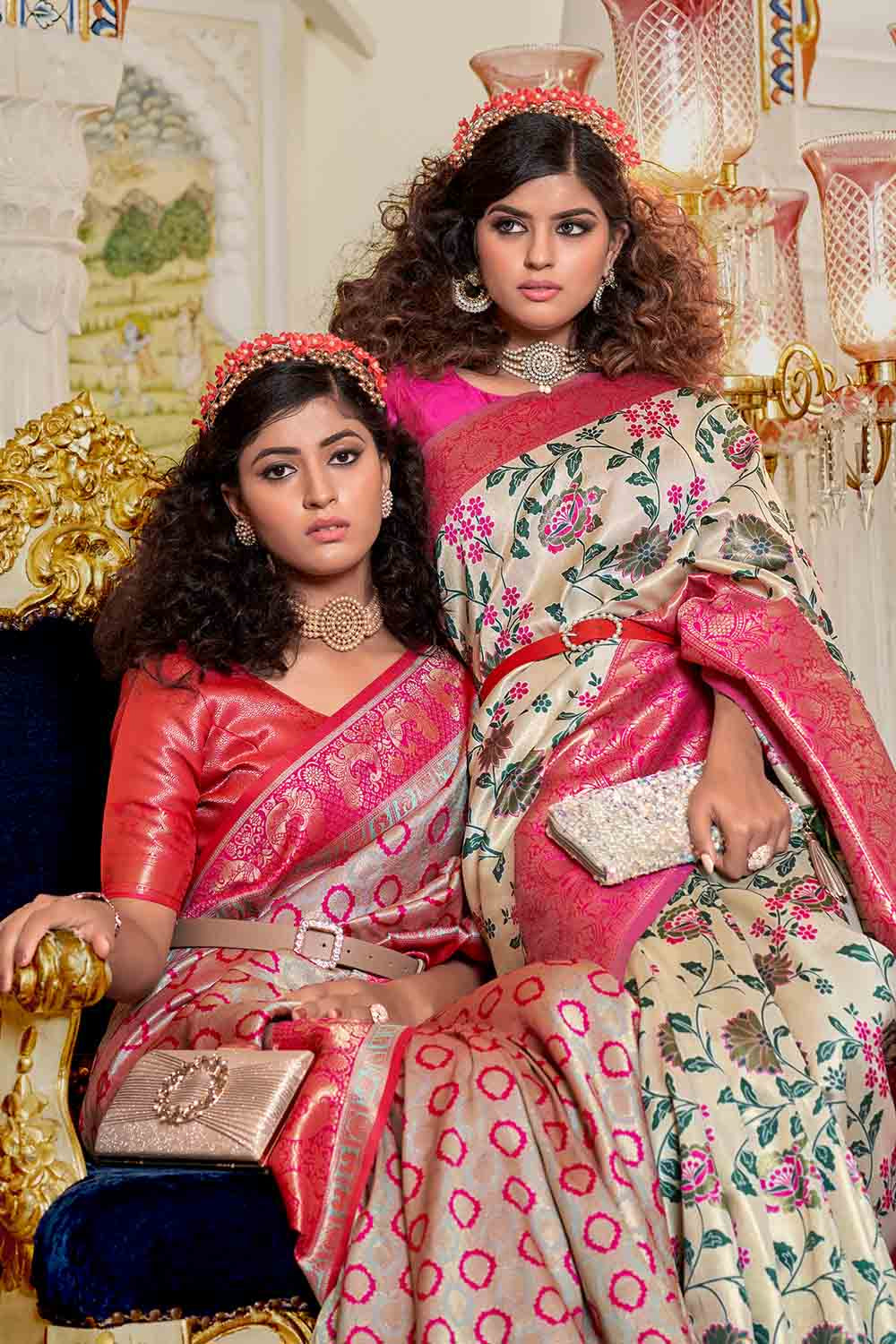 Buy Mehendi Green Patola Saree Nitaraa