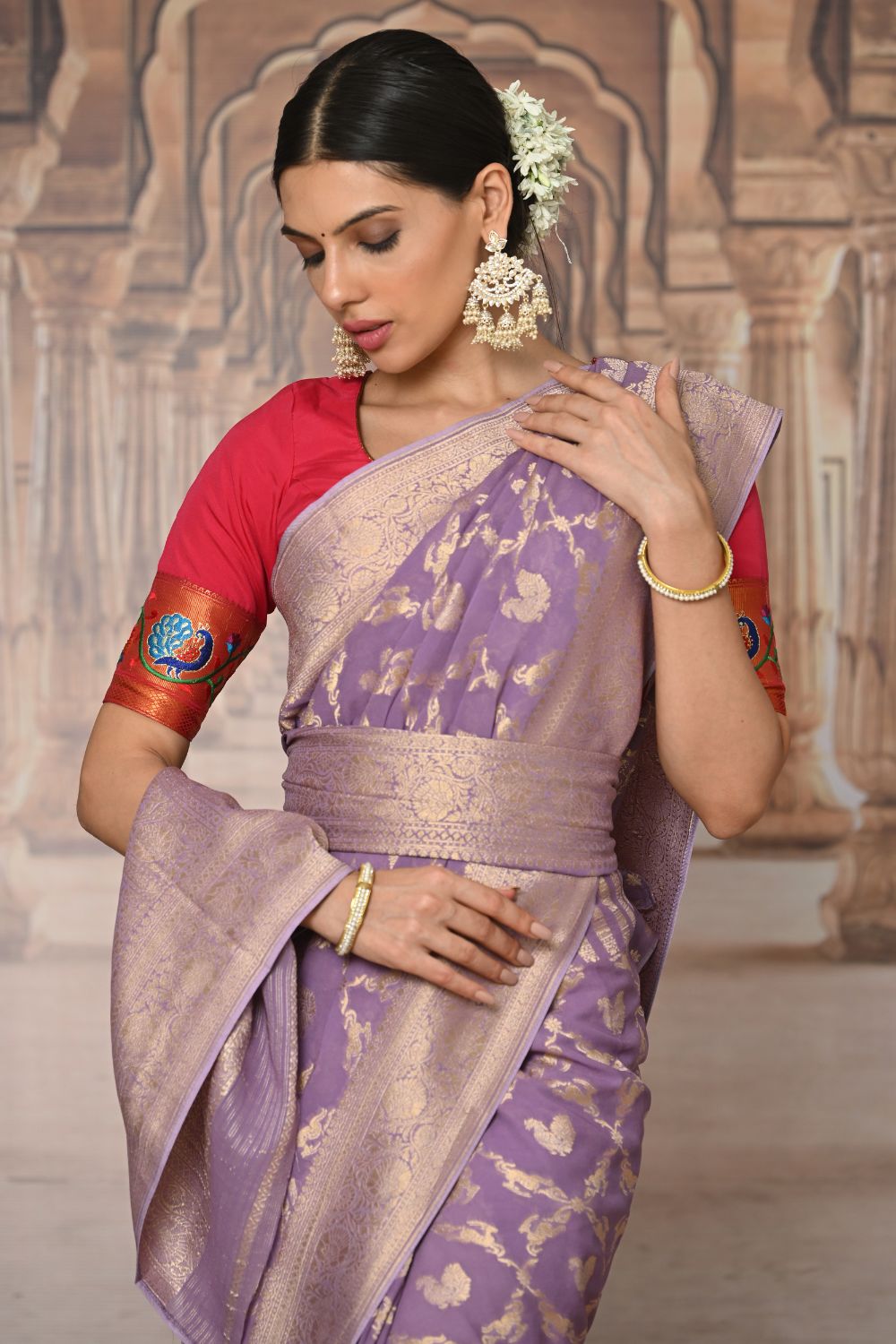 Buy Green Cotton Saree Nitaraa
