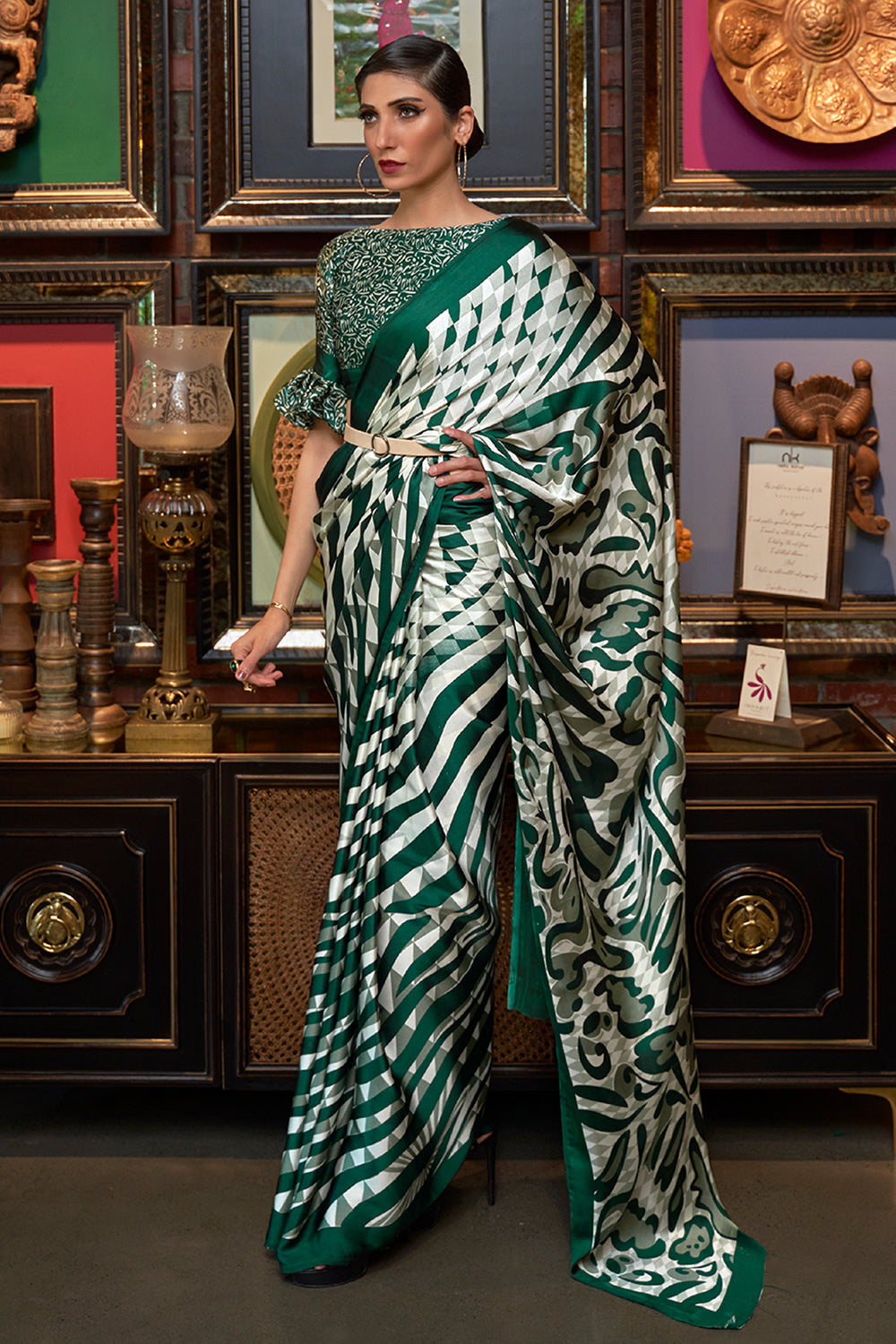 Buy Amaranth Pink Silk Saree Nitaraa