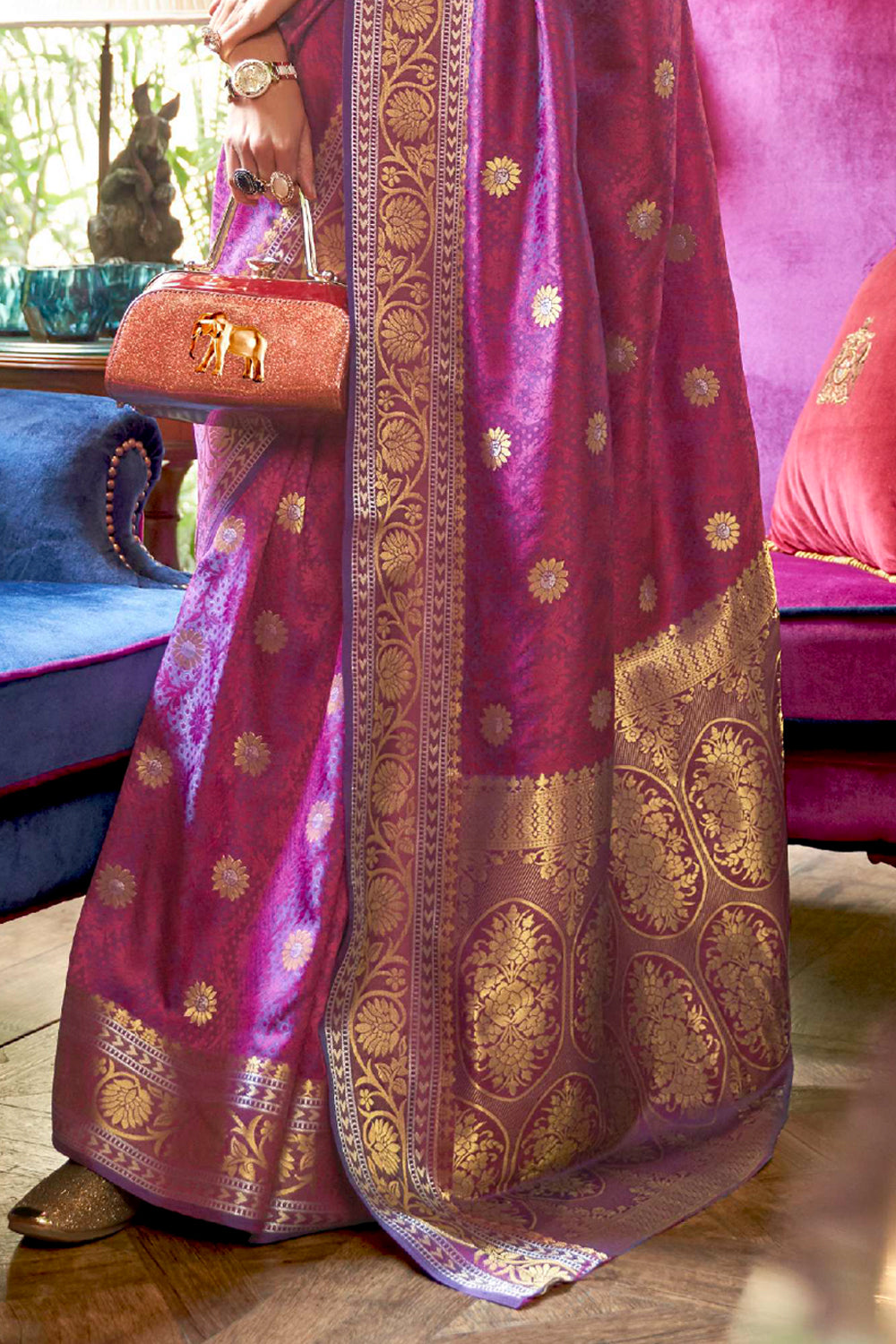 Buy Jade Green Linen Saree Nitaraa
