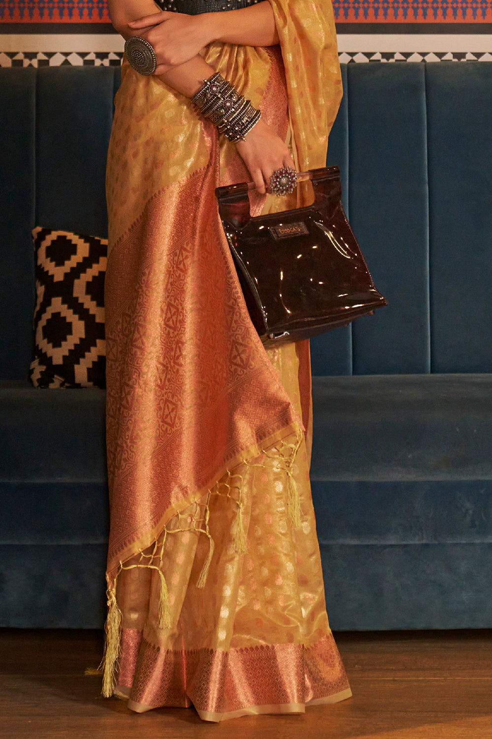 Buy Violet Purple IIkal Saree Nitaraa