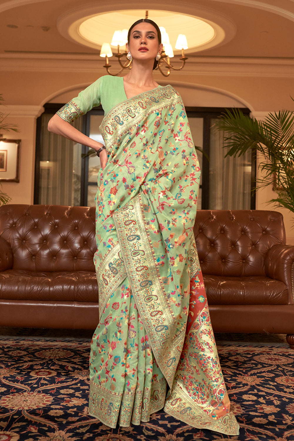 Buy Butter Yellow Kanjivaram Saree Nitaraa