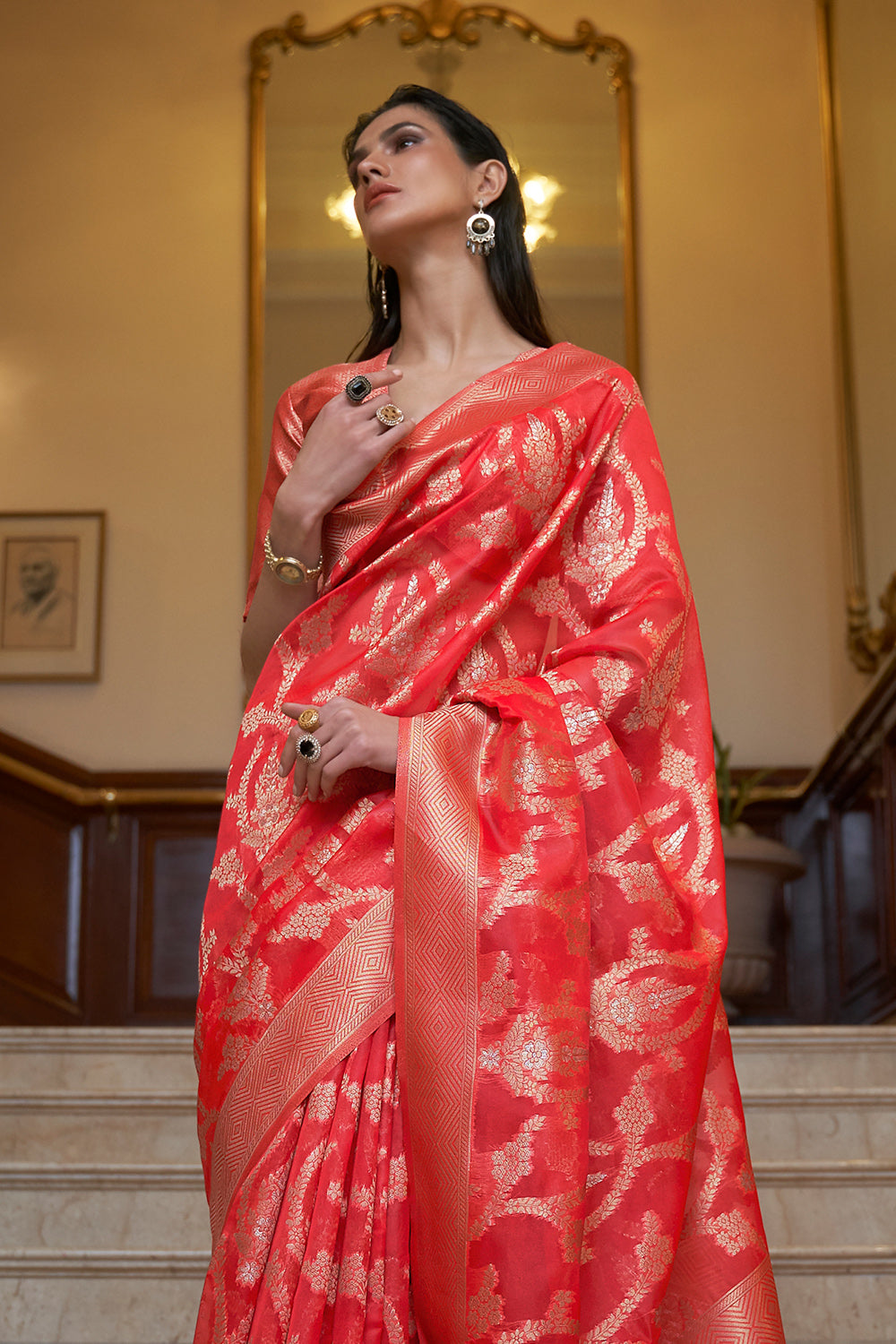 Buy Admiral Blue Chikankari Saree Nitaraa