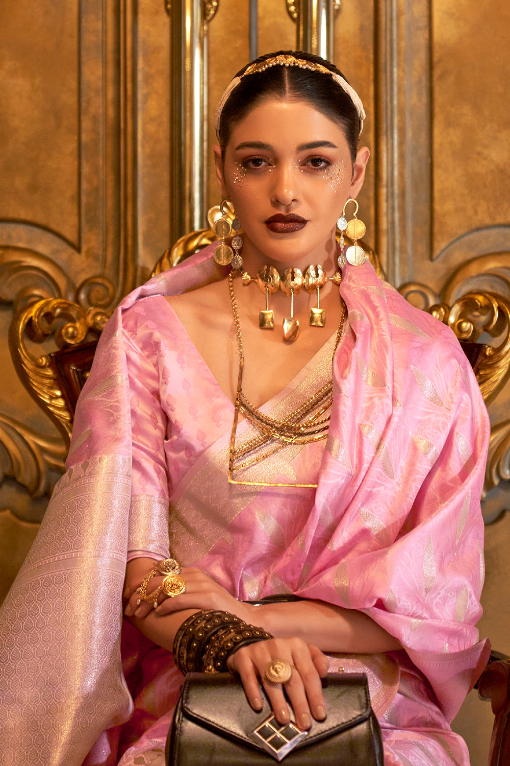 Buy Pistachio Green Zari Woven Beautiful South Silk Saree Nitaraa
