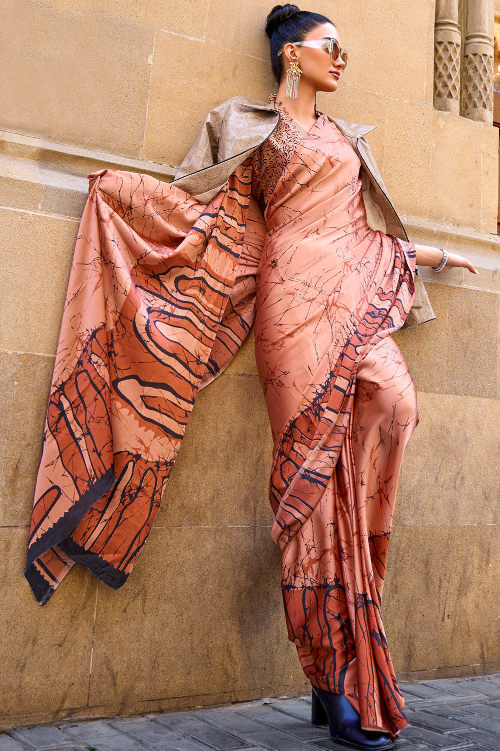 Buy Watermelon Pink Woven Kanjivaram Saree - Special Wedding Edition Nitaraa