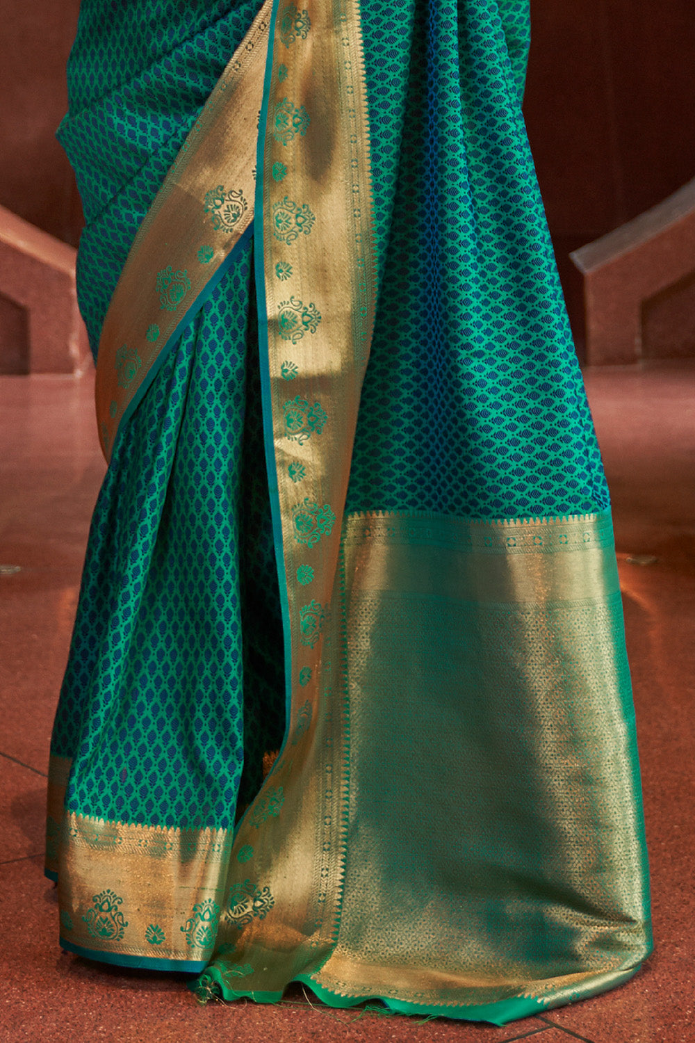 Buy Dark Violet Satin Saree Nitaraa