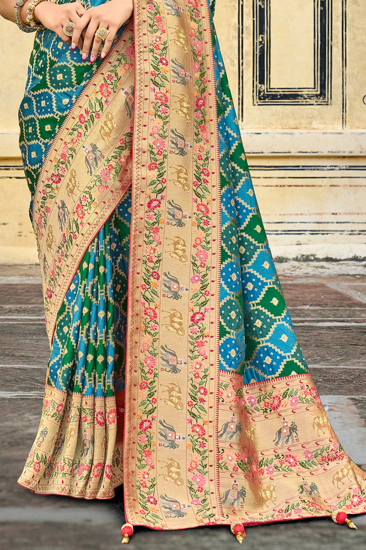 Raw Silk Saree Design