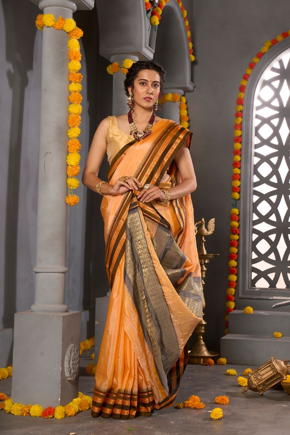 Buy Pink Paithani Silk Saree Nitaraa
