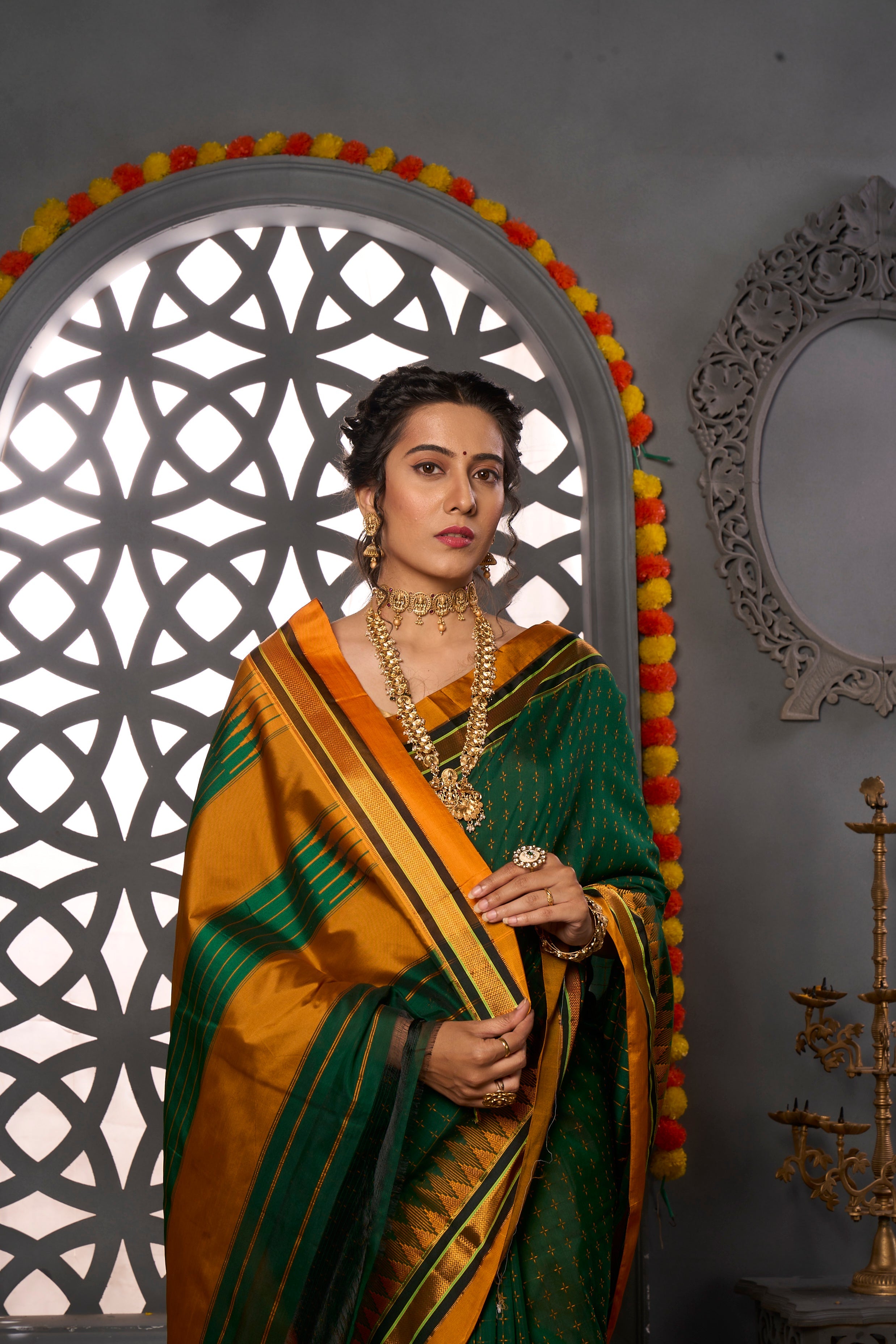 Buy Jet Black Kanjivaram Saree Nitaraa
