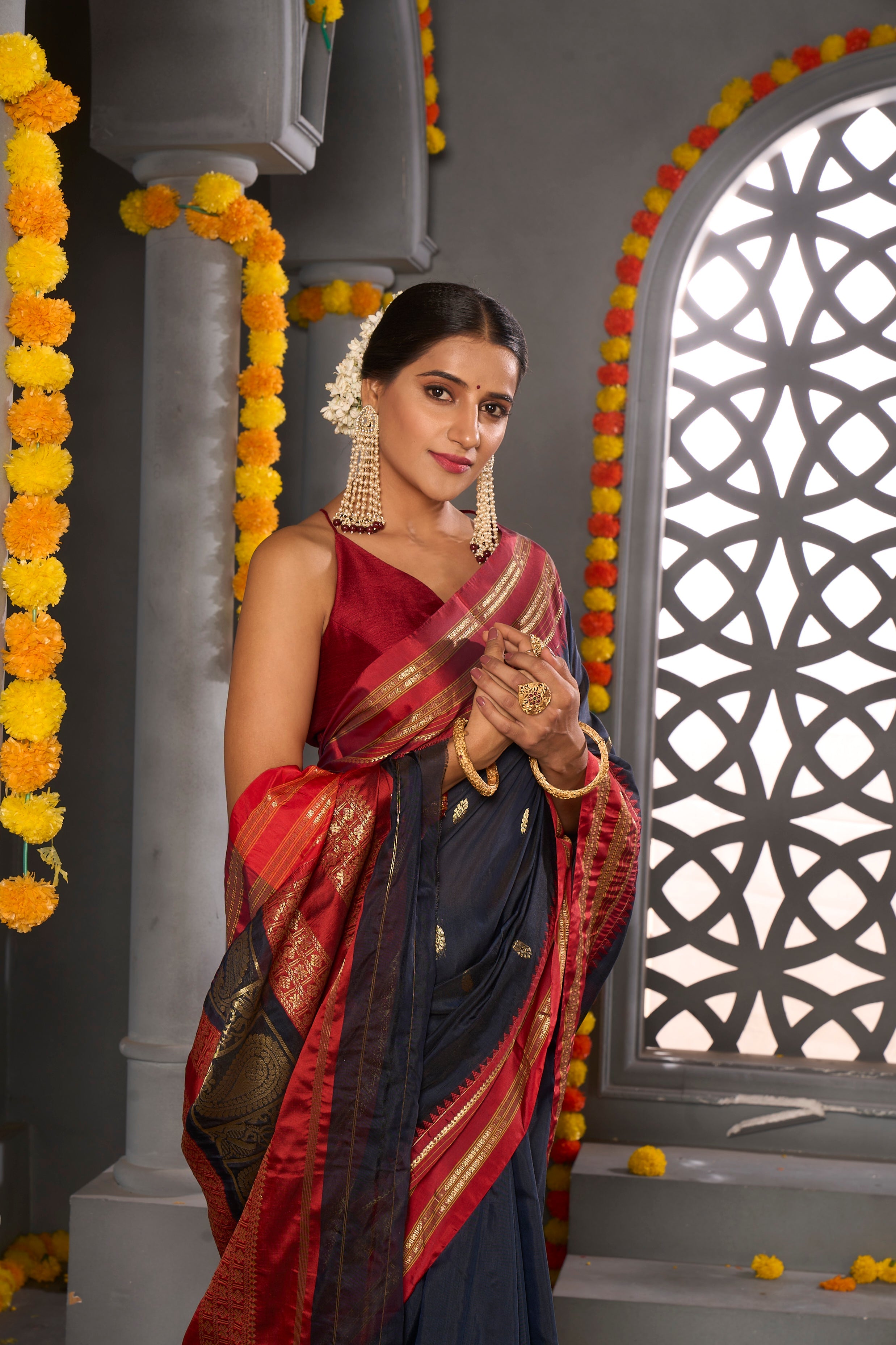 Buy Yellow Paithani Silk Saree Nitaraa