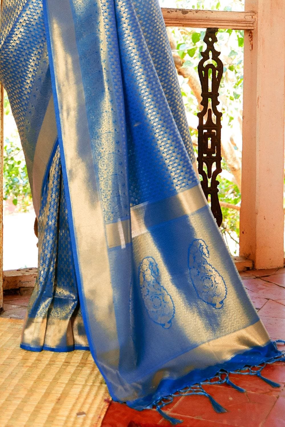 Buy Orange And Green Patola Saree Nitaraa