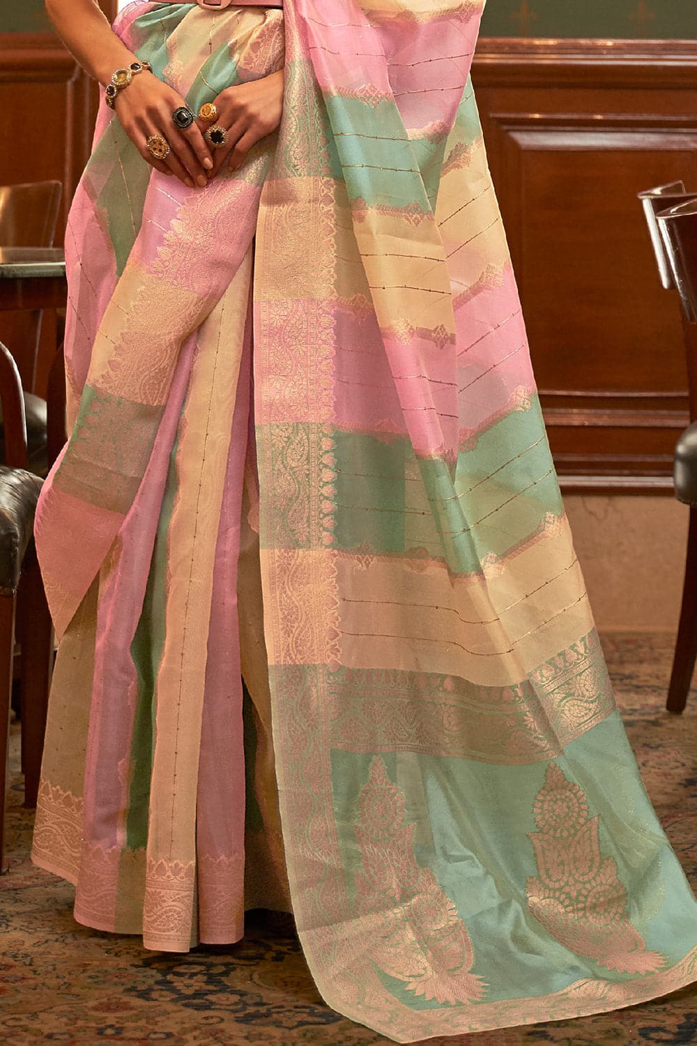 Buy Dark Wine Purple IIkal Saree Nitaraa