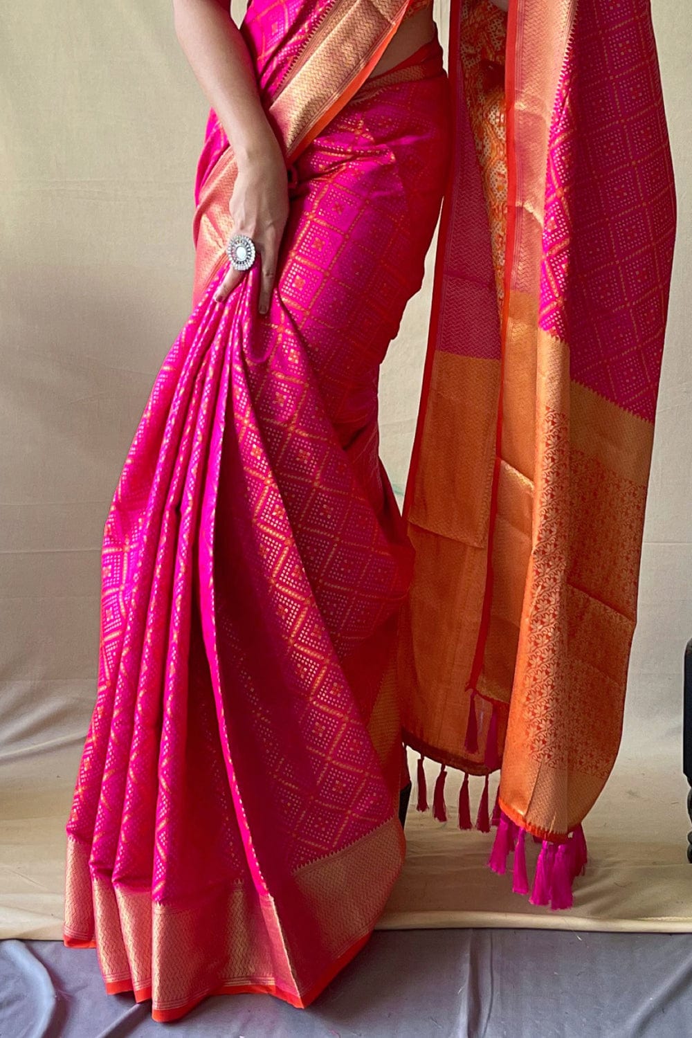 Buy Pale Green Pashmina Saree Nitaraa